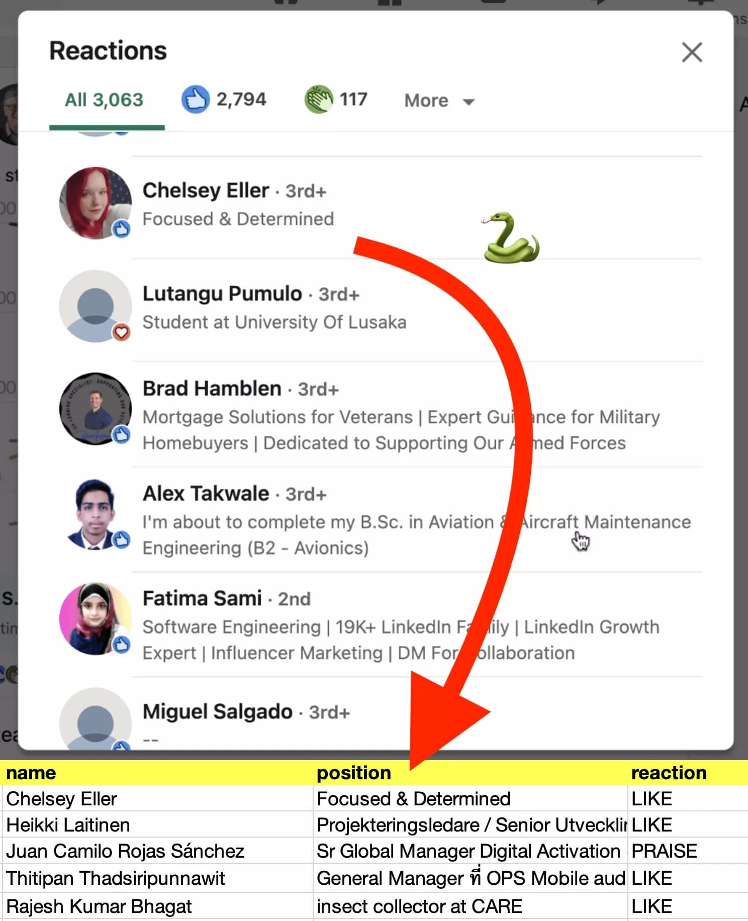 extract all post likers from linkedin and export to excel - image6.png