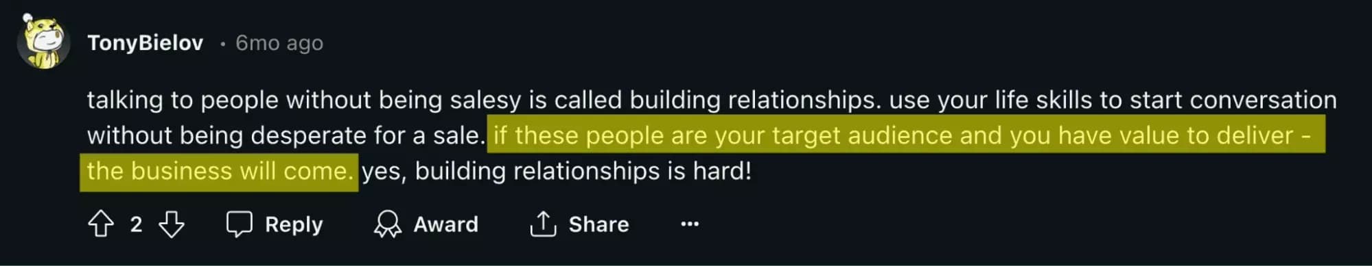 find right audience and give value reddit - image22.png