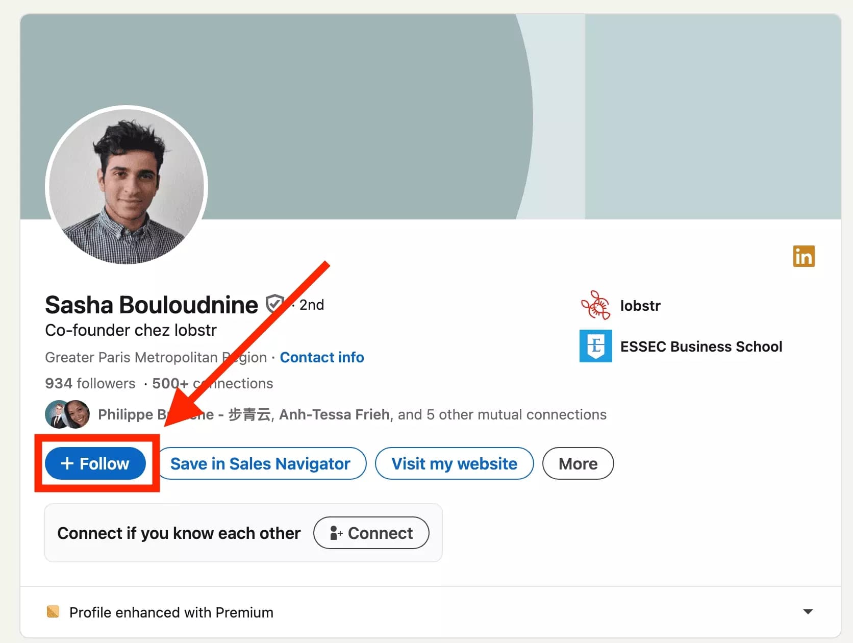 follow button personal linkedin profile page - image3.png