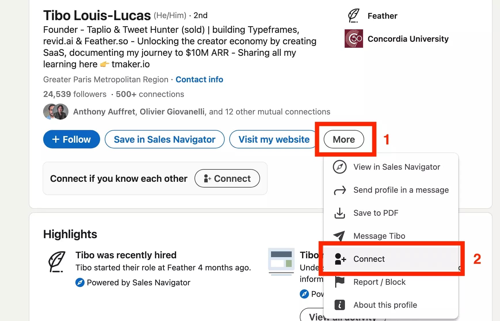 how to connect when follow button linkedin - image26.png