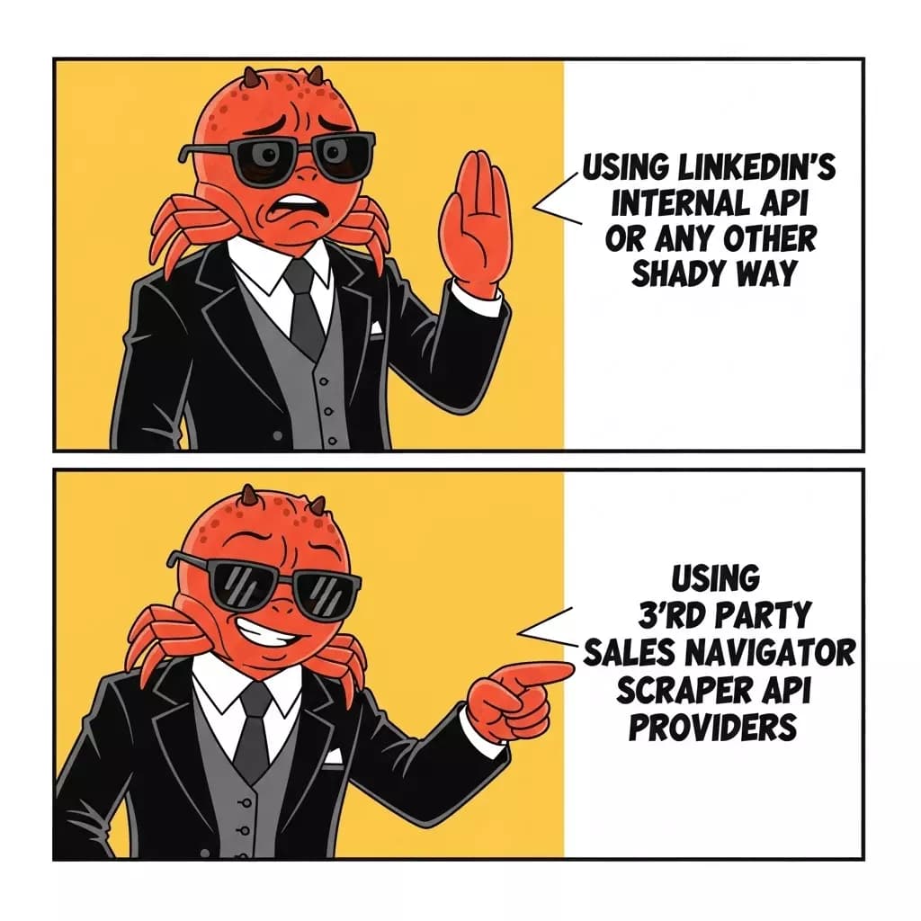 Are there any other ways to access Sales Navigator data via API?