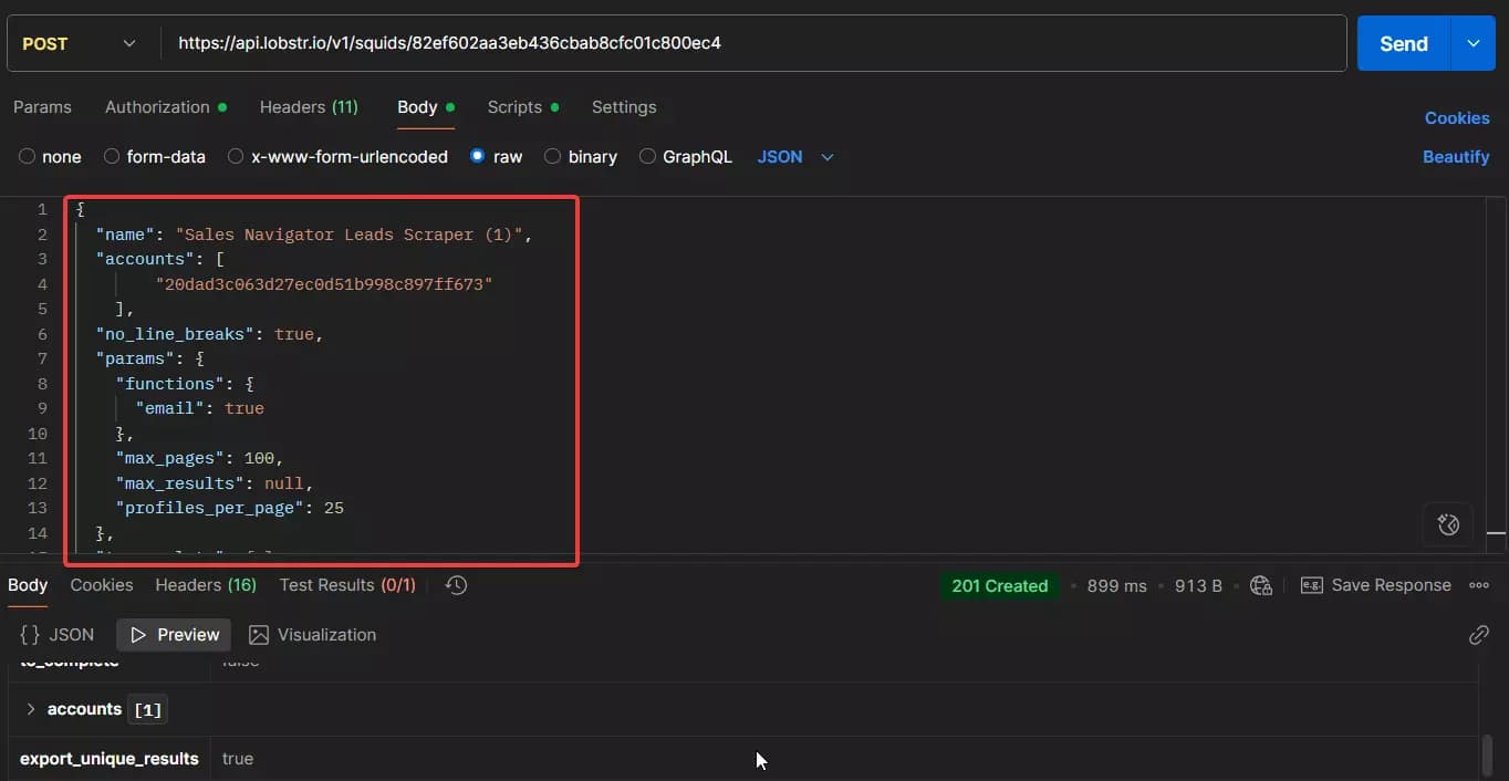 Best Sales Navigator APIs for data collection at scale - Update Squid image32