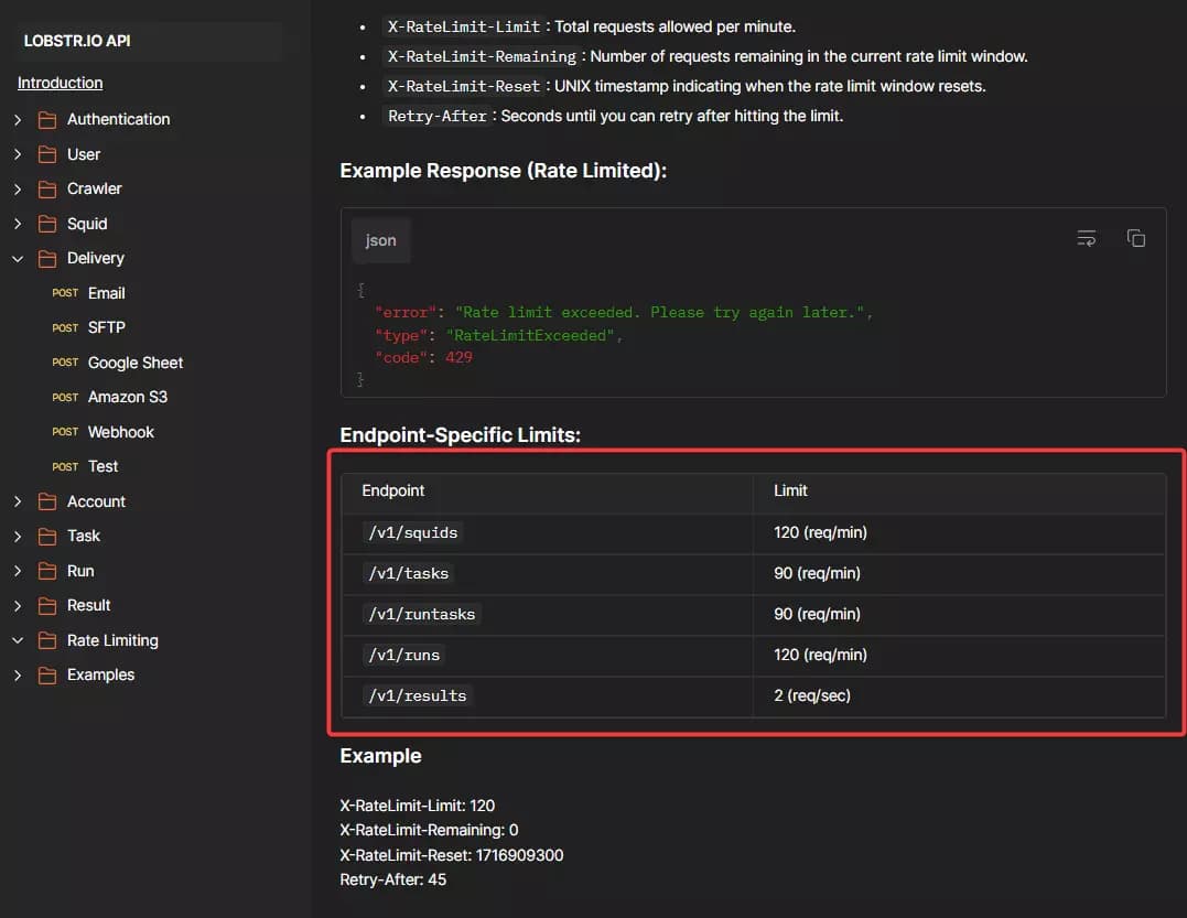 How to use Lobstr.io’s Google Reviews Scraper API? - Limitations