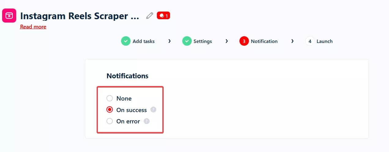 How to scrape Instagram Reels using Lobstr.io? - 3. Settings image19