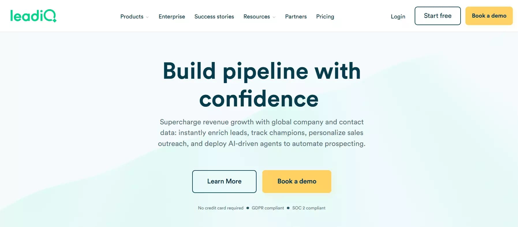 6 popular ZoomInfo alternatives that could not make it to the list - 13. LeadIQ
