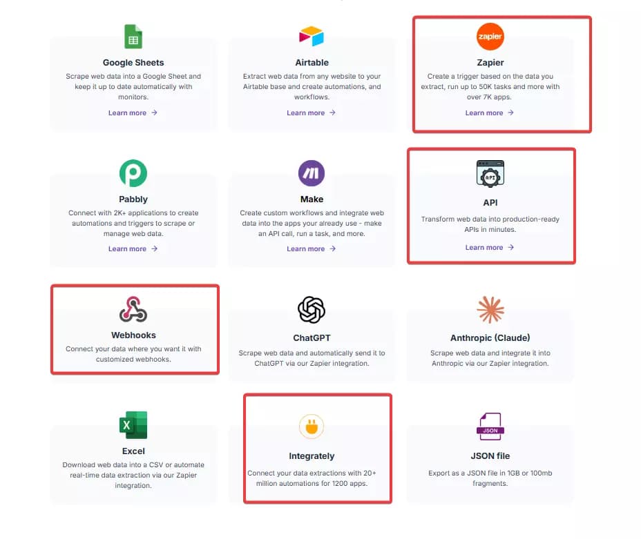 4 Good Apify Alternatives for No-Code Scraping - What makes it a good Apify alternative? image39