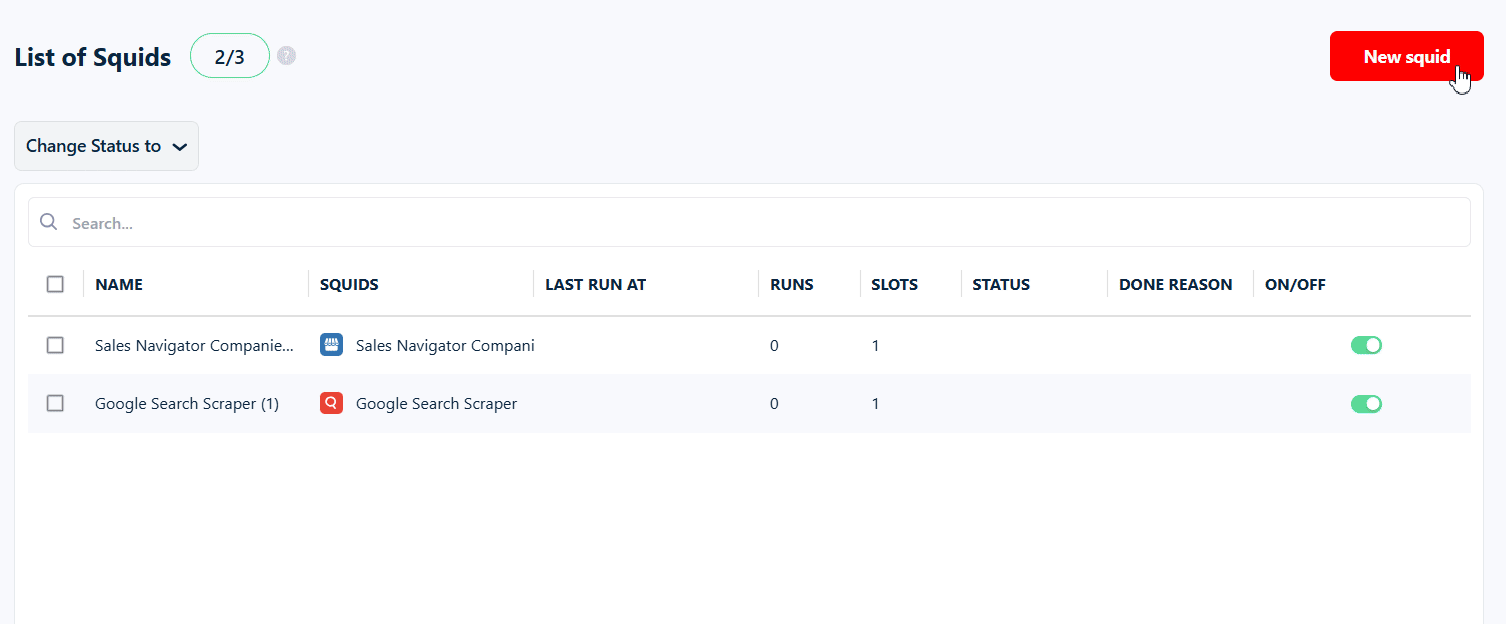 How to scrape LinkedIn Profiles safely and at scale with Lobstr.io? - Step 1: Create a Squid