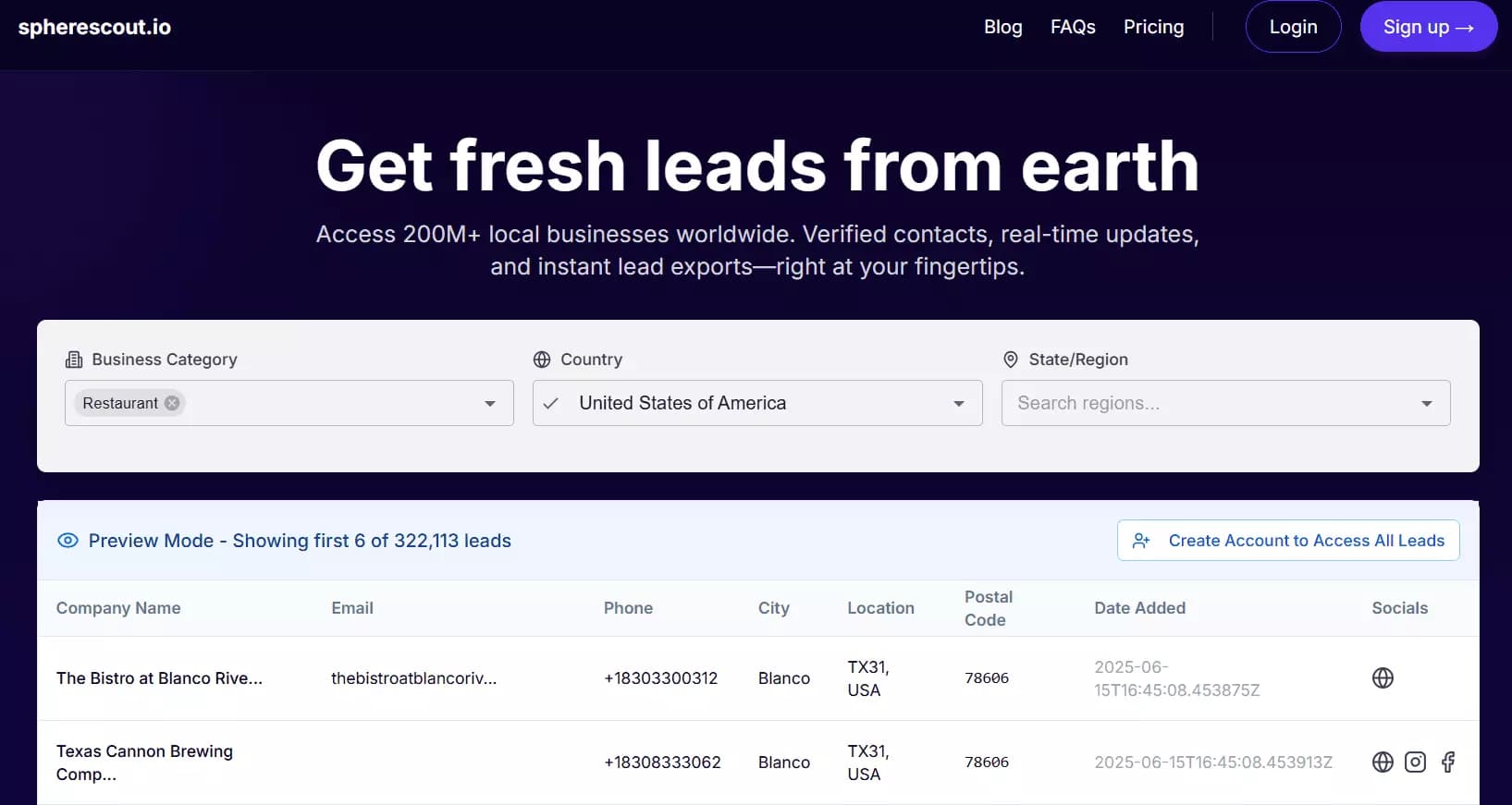 2 Unconventional ZoomInfo alternatives - 7. Spherescout.io