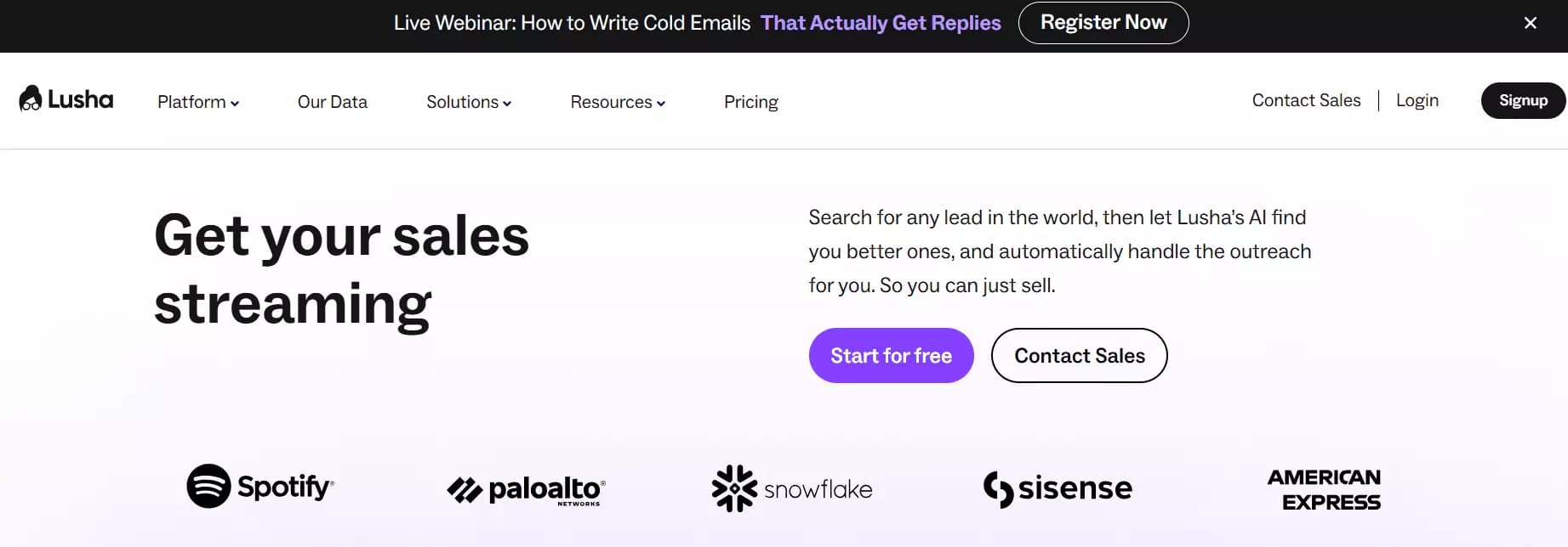 6 popular ZoomInfo alternatives that could not make it to the list - 8. Lusha