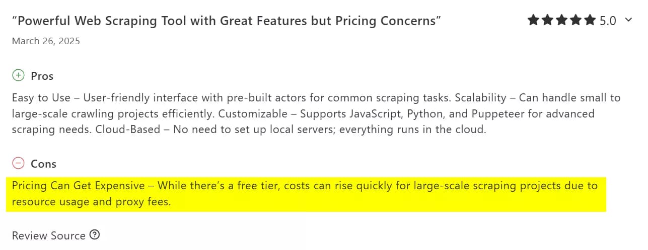 Why do you need an Apify alternative? image4