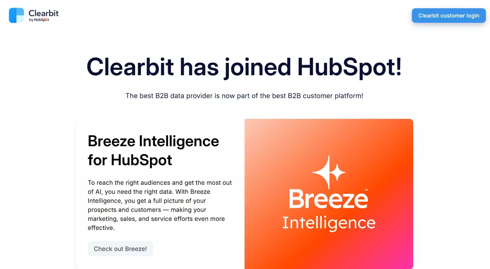 6 popular ZoomInfo alternatives that could not make it to the list - 12. Clearbit