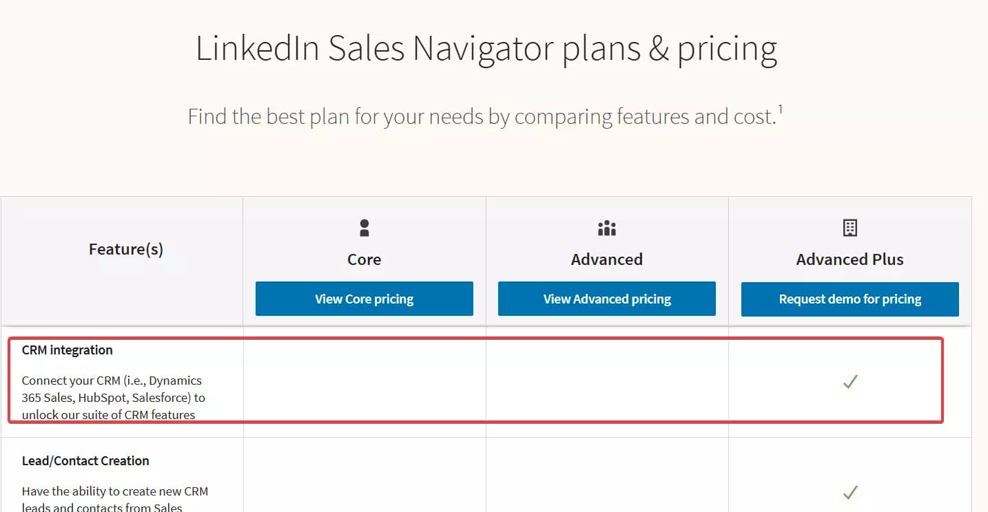 Is there an official LinkedIn Sales Navigator API? - How to access it? image6