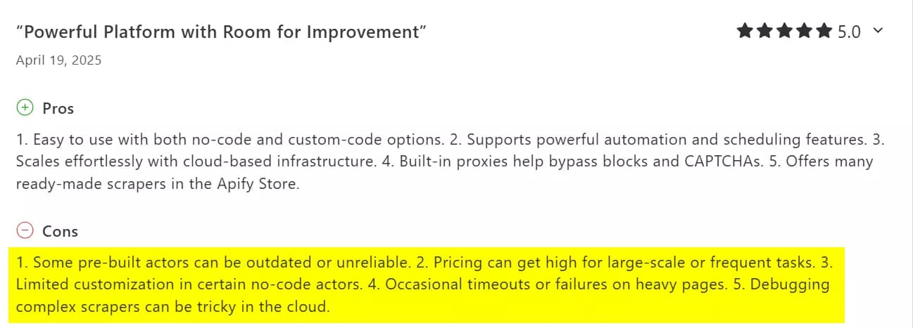 Why do you need an Apify alternative? image7