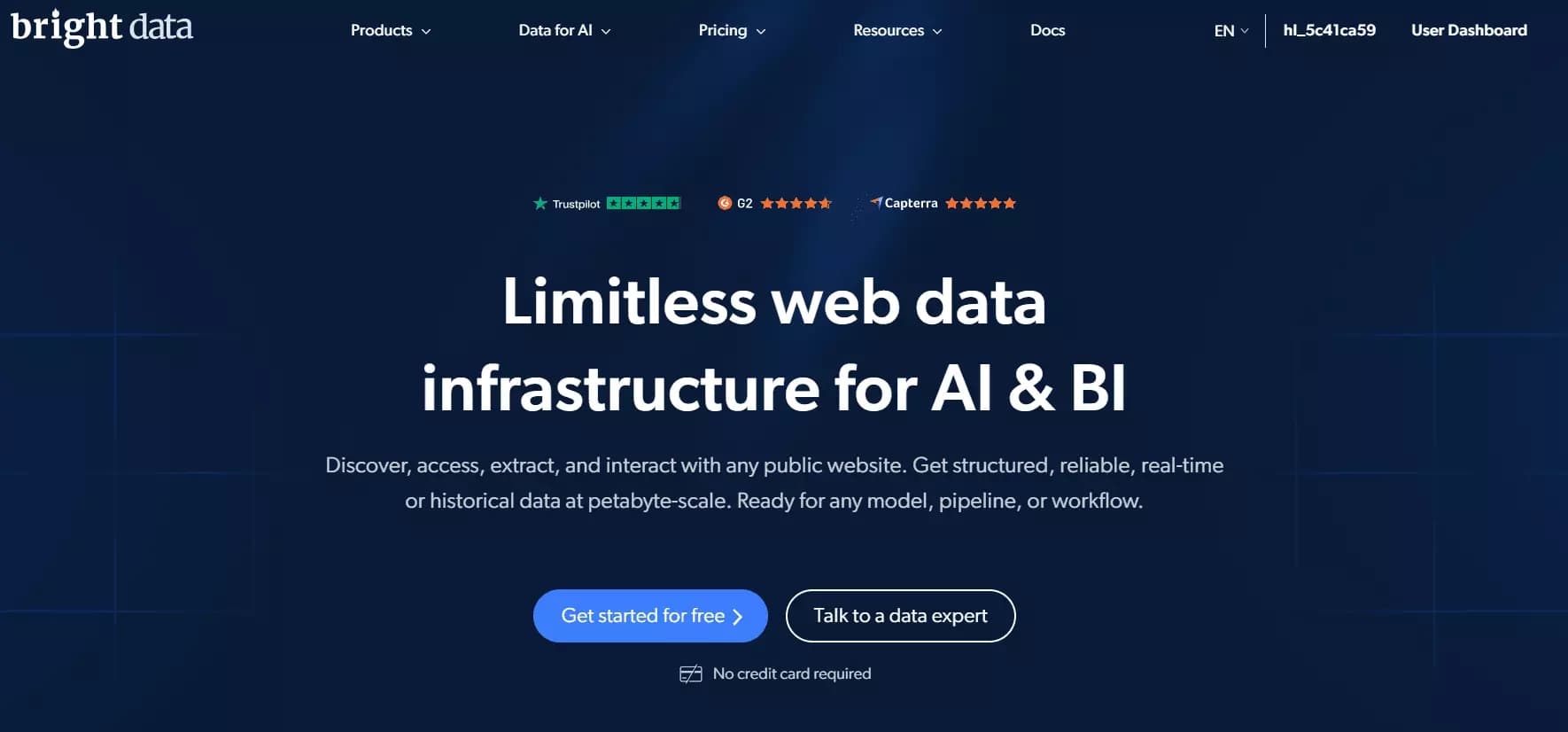 4 Good Apify Alternatives for No-Code Scraping - 3. Bright Data
