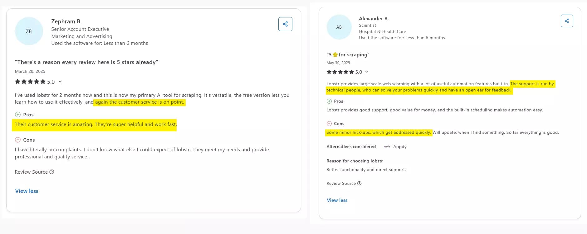 Best Sales Navigator APIs for data collection at scale - What makes Lobstr.io the best? image24