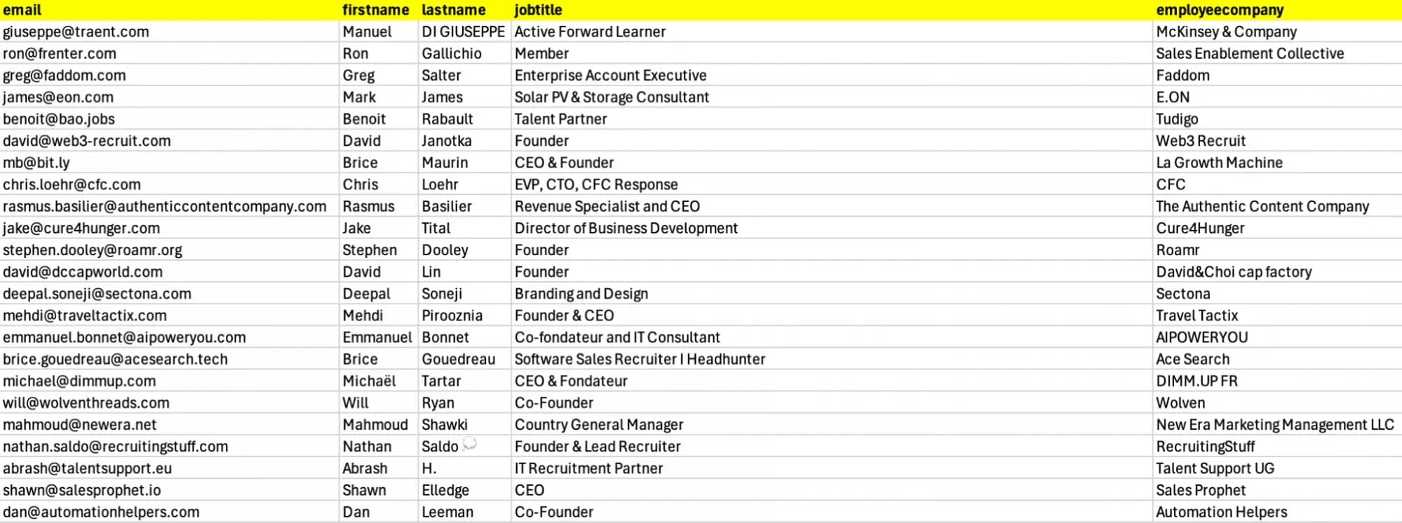 linkedin ads audience upload list file structure example - image7.png