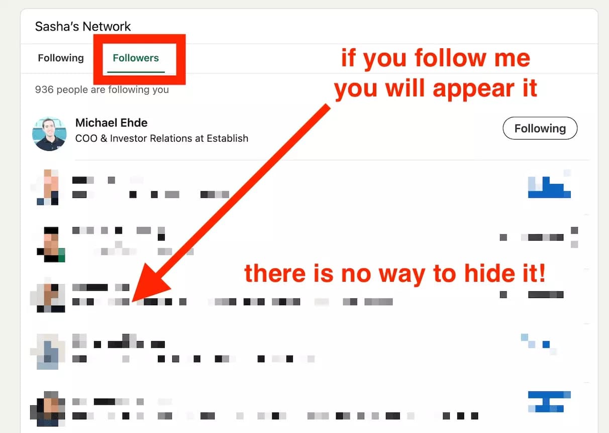 linkedin followers list there is no way to hide it - image17.png