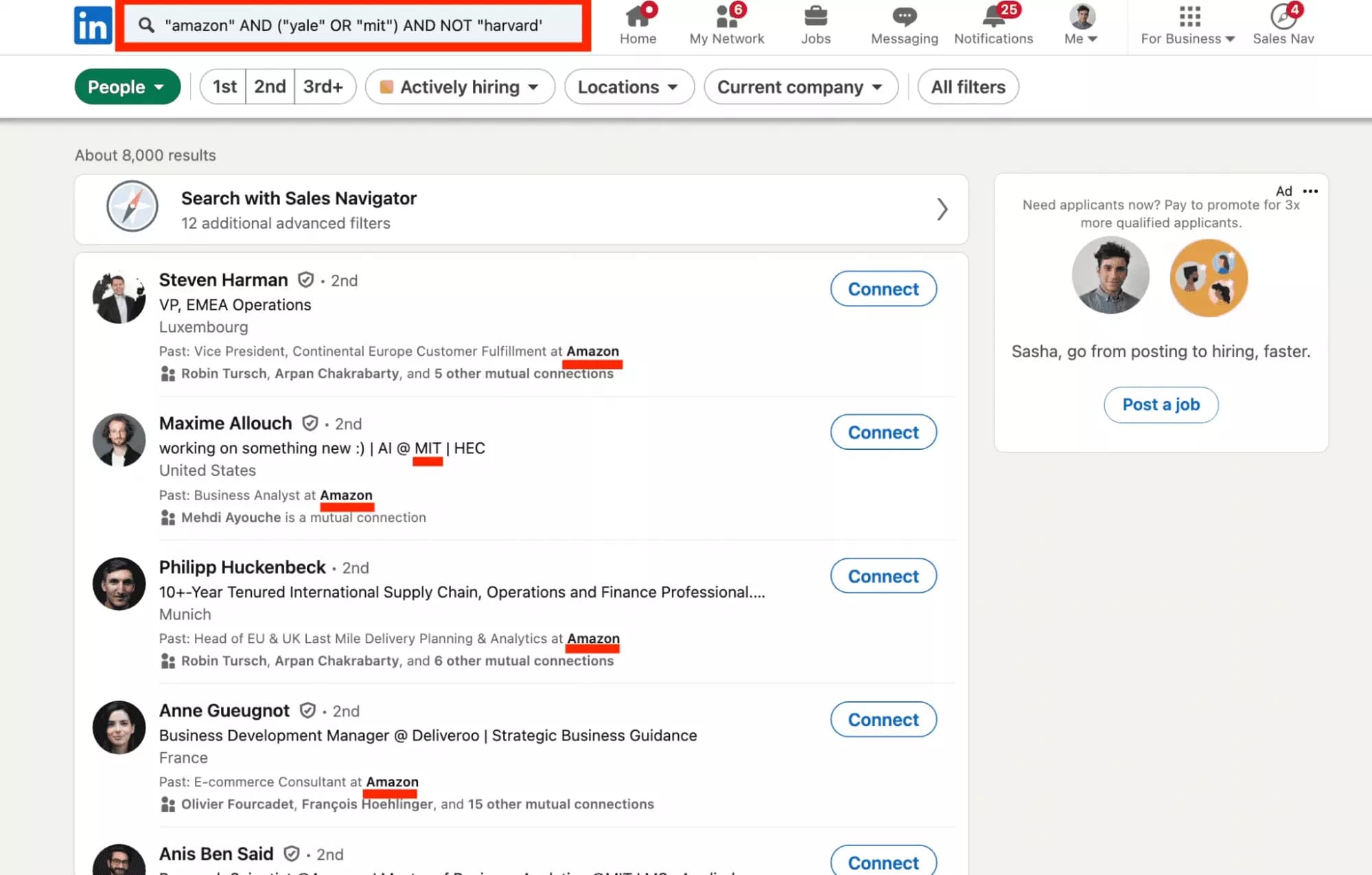 linkedin search boolean operators example - image12.png