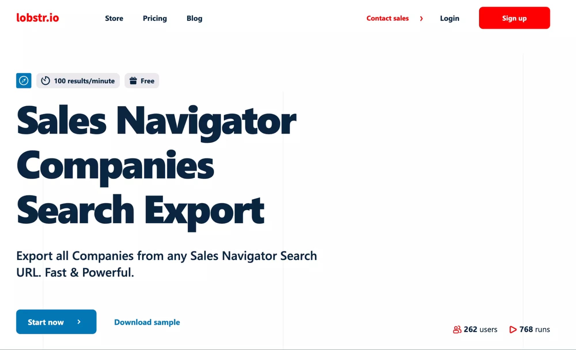 lobstr io sales navigator companies search export no code scraper - image7.png