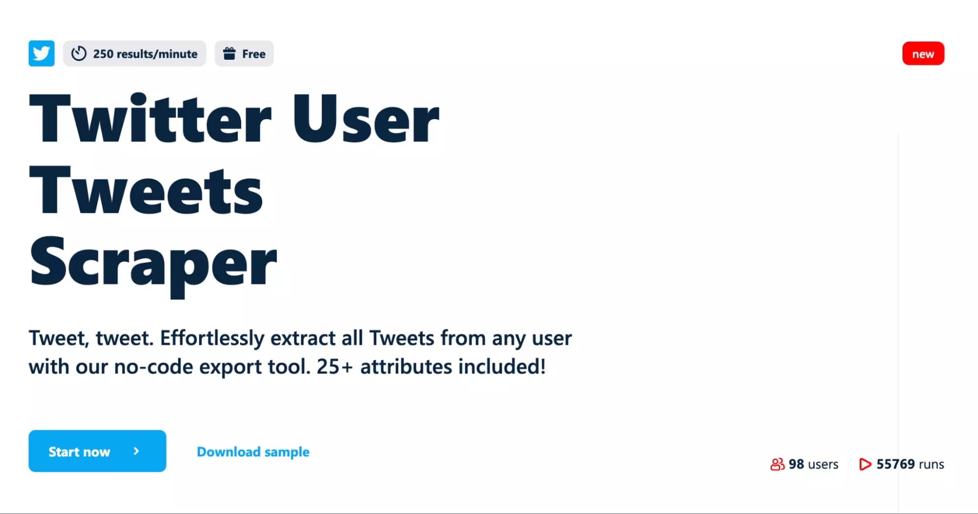 lobstr twitter user tweets scraper product page snapshot - image28.png