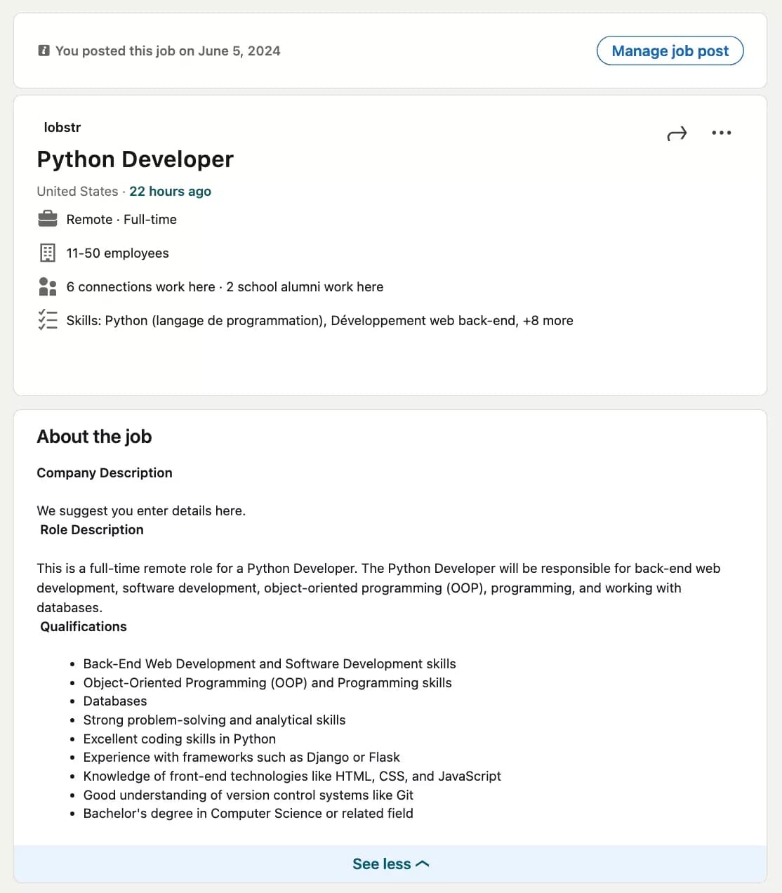 python developer linkedin job post ai generated - image10.png