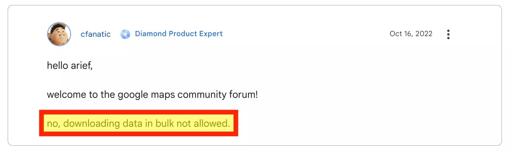 respone in google discussion bulk data downloading not allowed - image18.png
