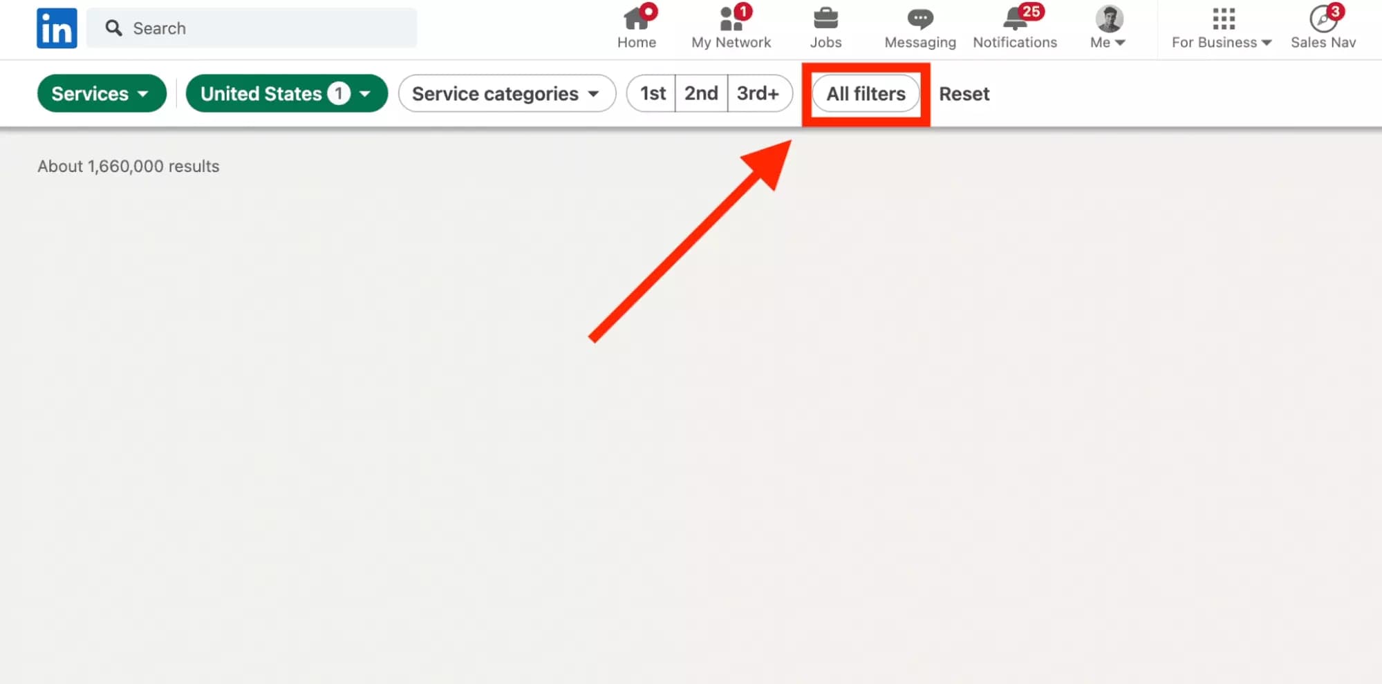services linkedin search results click on all filters - image6.png